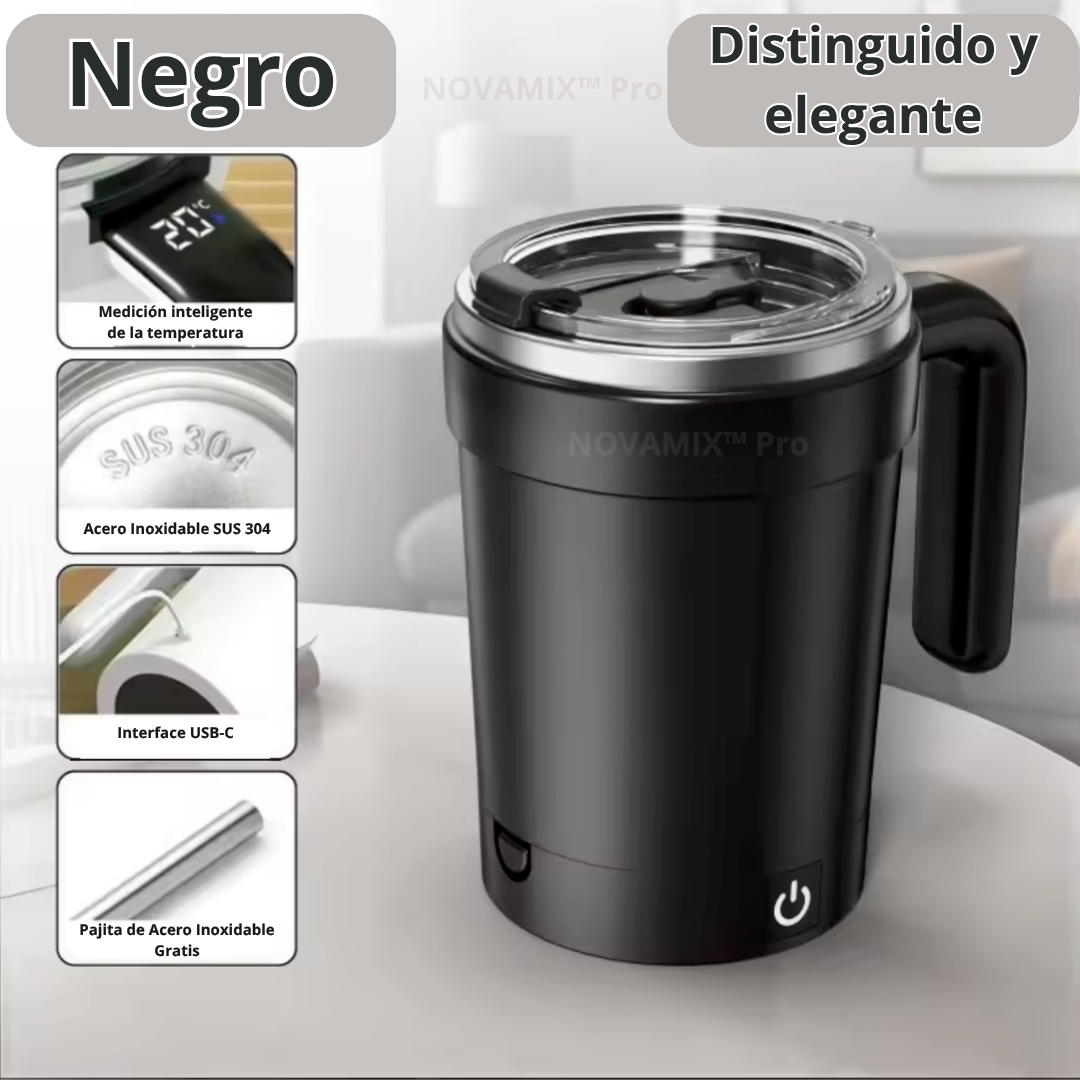 NOVAMIX™ Pro - Taza Térmica Inteligente de Agitación Magnética